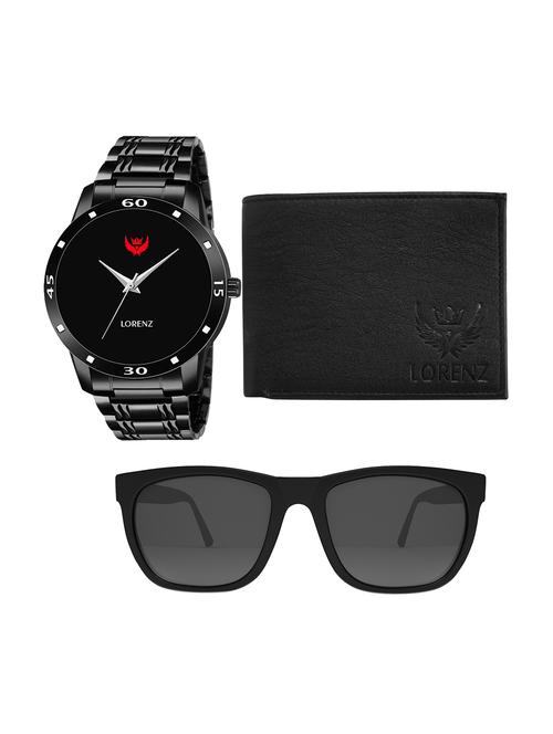 lorenz set of 3 analog watch, sunglasses and wallet - 16572562 - Standard Image - 1