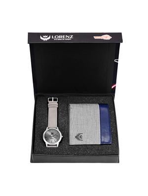 lorenz combo of analog watch and wallet - 16572569 - Standard Image - 7