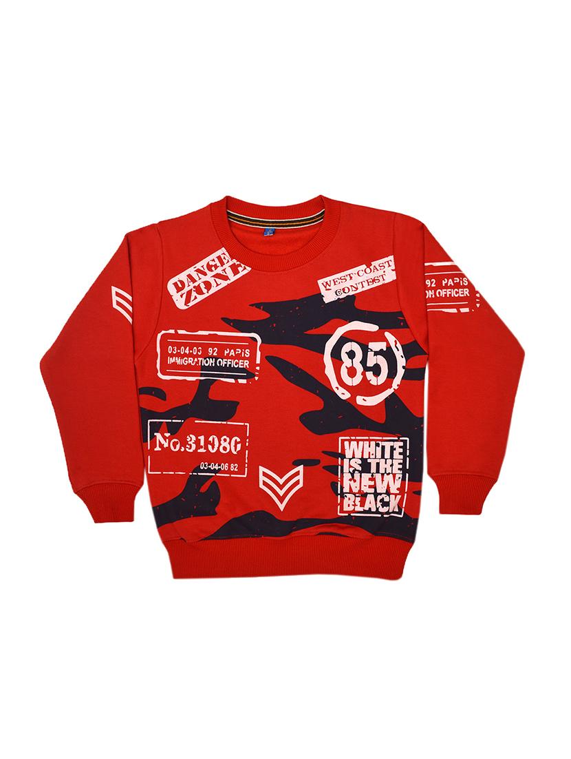 crew neck quirky print sweatshirt - 16573023 - Zoom Image - 1