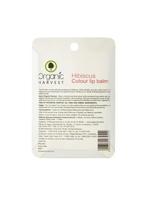 organic harvest red lip balm(hibiscus), 10g - 16573486 - Standard Image - 4