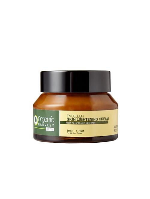 organic harvest activ range skin lightning cream, 50g - 16573498 - Very Small Image - 1