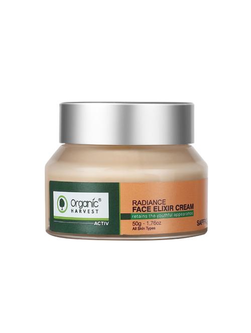 organic harvest active range radiance face elixir cream, 50g - 16573503 - Standard Image - 1