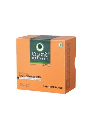 organic harvest active range radiance face elixir cream, 50g - 16573503 - Standard Image - 2