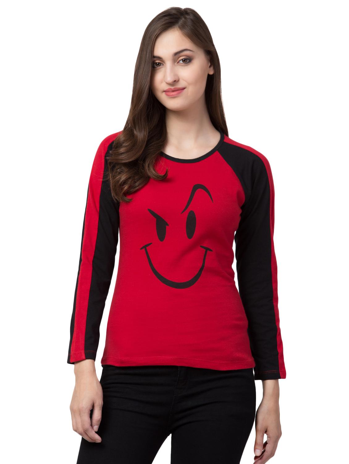 raglan sleeved graphic printed tee - 16573646 - Zoom Image - 1