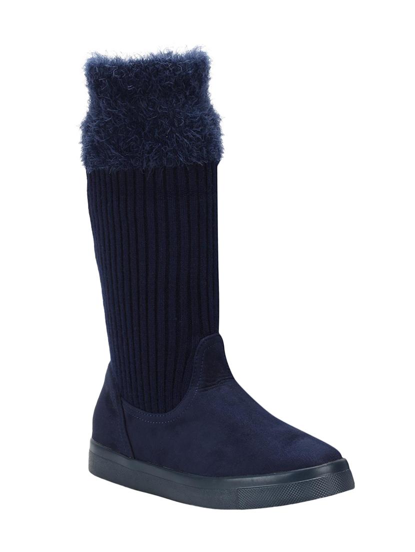 navy calf boots - 16573653 - Zoom Image - 1