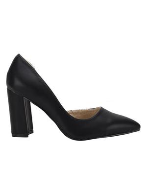 black slip on pumps - 16573671 - Standard Image - 2