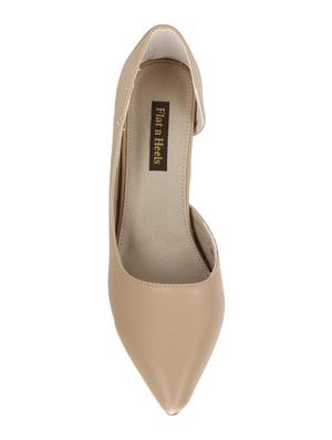 beige slip on pumps - 16573672 - Standard Image - 4