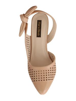 beige back strap sandals - 16573681 - Standard Image - 4