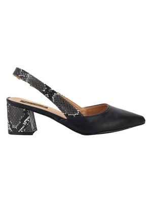 black back strap sandals - 16573682 - Standard Image - 2