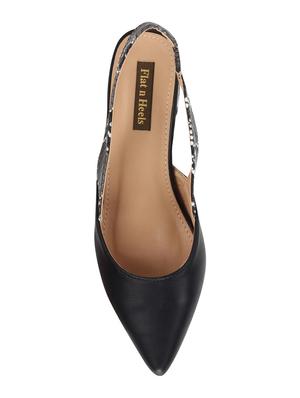 black back strap sandals - 16573682 - Standard Image - 4