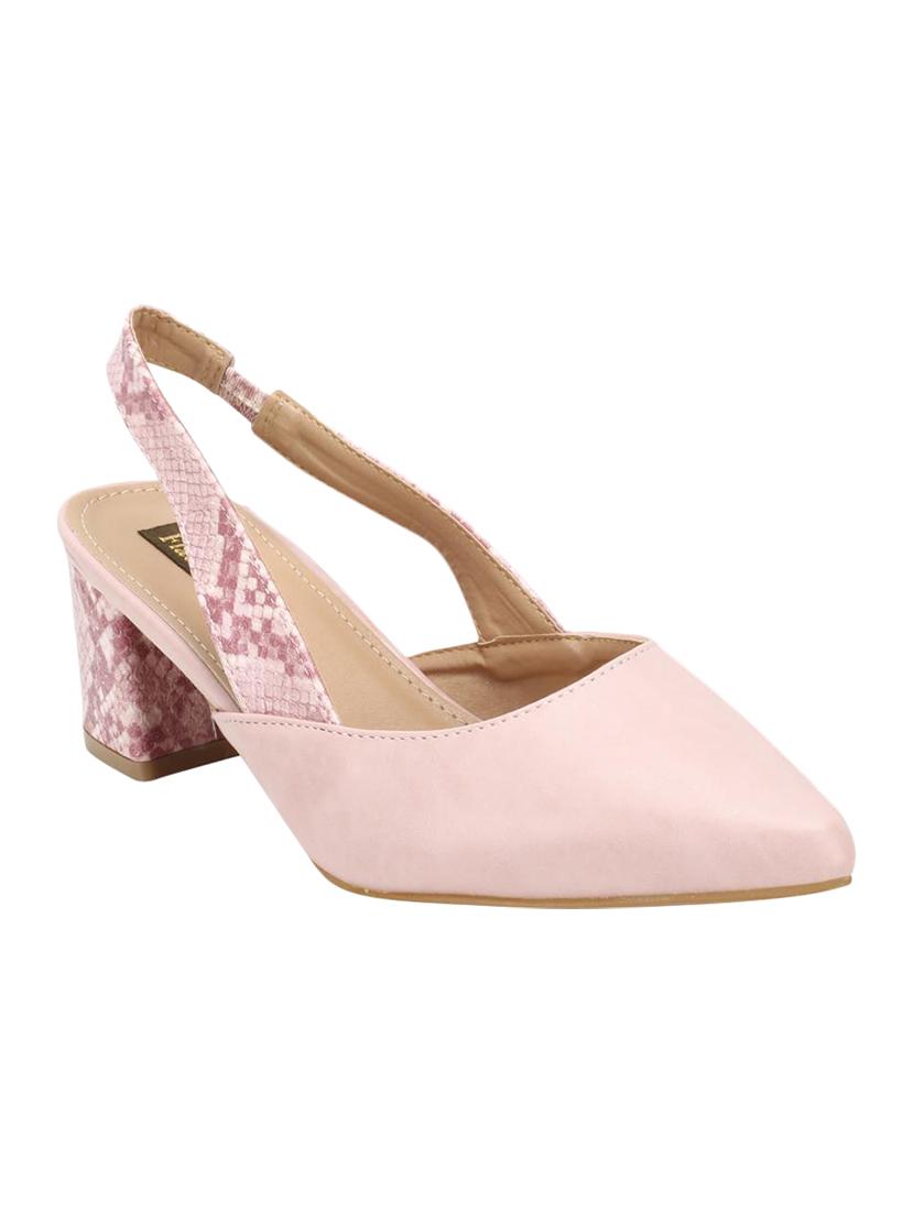 pink faux leather back strap sandals - 16573685 - Zoom Image - 1
