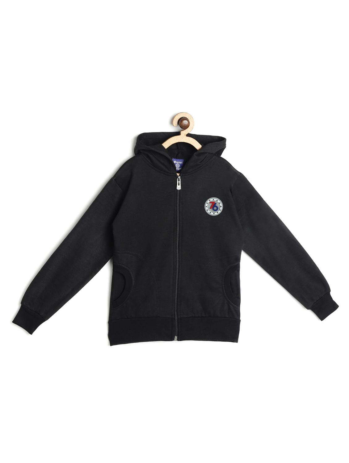 black fleece sweatshirt - 16574074 - Zoom Image - 1