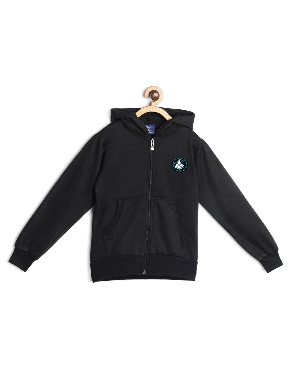 black fleece sweatshirt - 16574078 - Zoom Image - 1