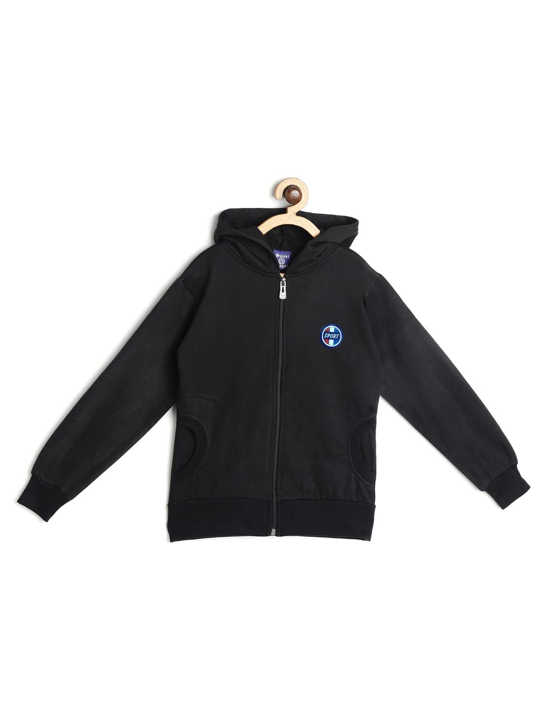 black fleece sweatshirt - 16574081 - Zoom Image - 1