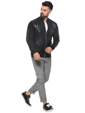 black cotton casual jacket - 16574584 - Standard Image - 4