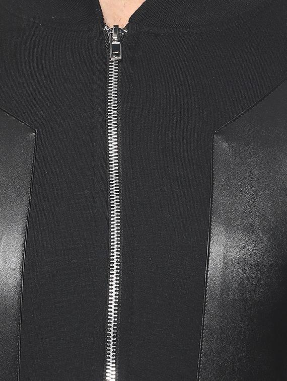 black cotton casual jacket - 16574584 - Zoom Image - 5