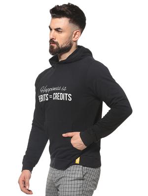 black chest print sweatshirt - 16574600 - Standard Image - 2