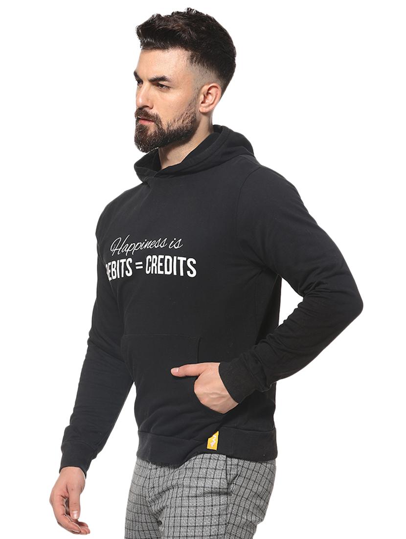 black chest print sweatshirt - 16574600 - Zoom Image - 2