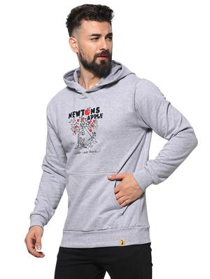 grey chest print sweatshirt - 16574603 - Standard Image - 2