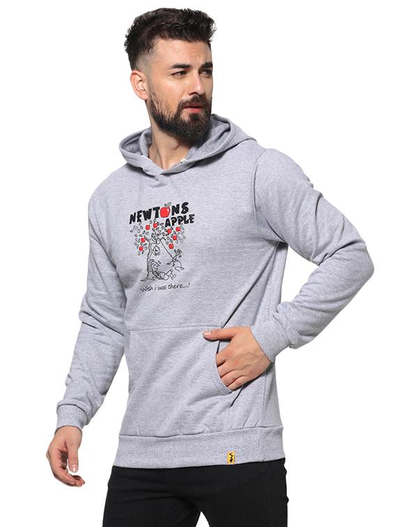 grey chest print sweatshirt - 16574603 - Zoom Image - 2
