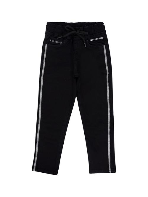 black cotton jogger - 16574633 - Standard Image - 1