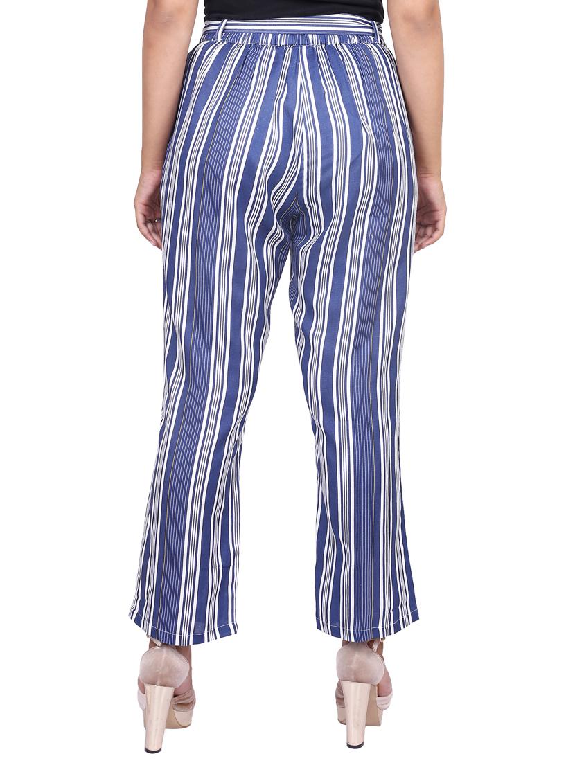 tie knot striped trouser - 16574752 - Zoom Image - 3