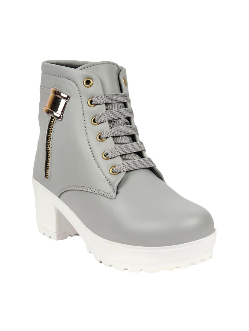creattoes grey ankle boots - 16575414 - Zoom Image - 1
