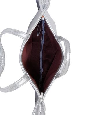 silver leatherette (pu) regular clutch - 16575632 - Standard Image - 3