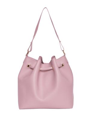 pink leatherette (pu) regular potli - 16575634 - Standard Image - 2