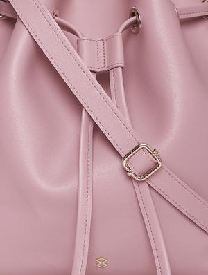 pink leatherette (pu) regular potli - 16575634 - Standard Image - 4