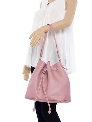 pink leatherette (pu) regular potli - 16575634 - Standard Image - 6