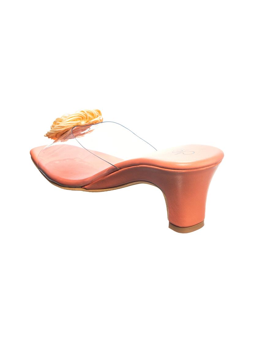 khadims orange slip on sandals - 16576269 - Zoom Image - 3