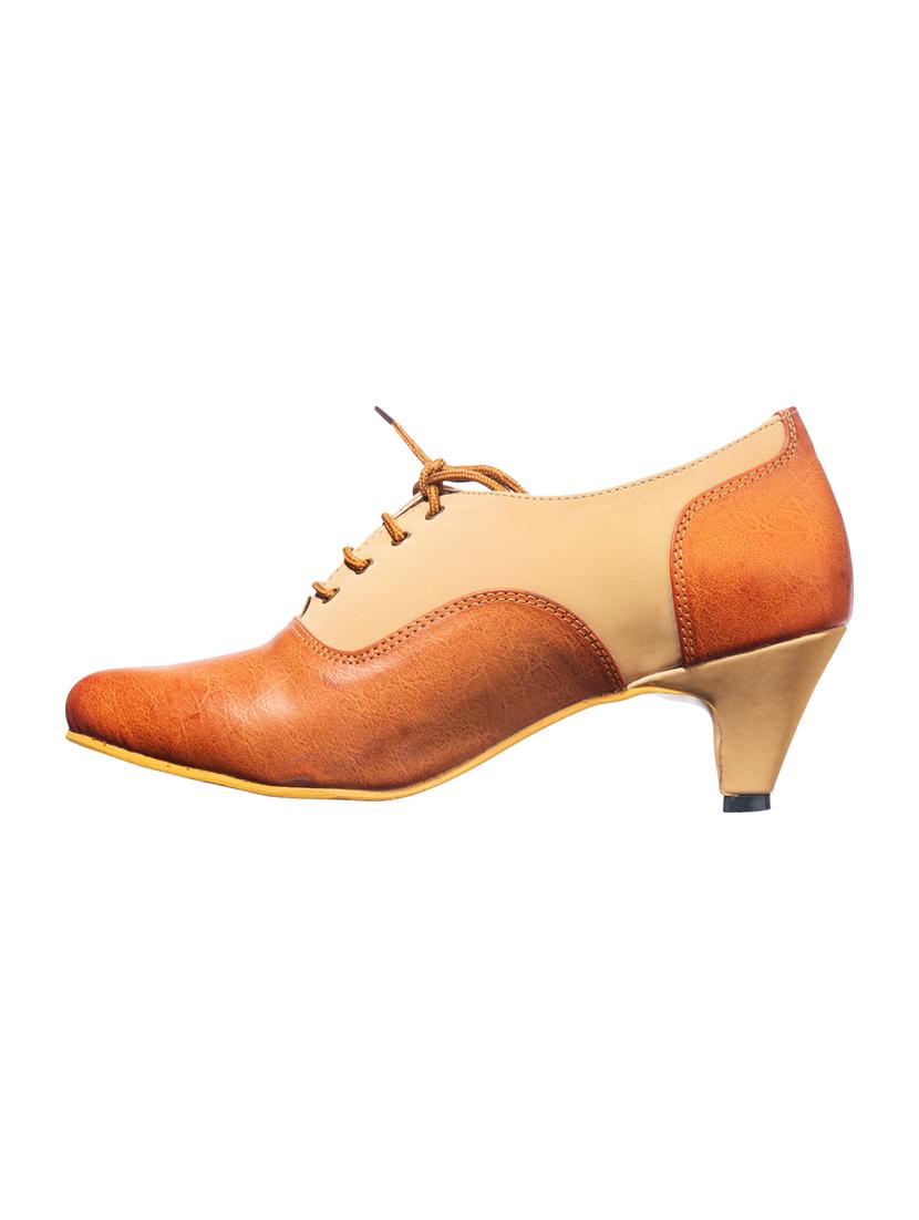 khadims tan lace-up casual shoes - 16576309 - Zoom Image - 2