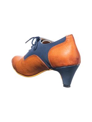 navy lace-up casual shoes - 16576310 - Standard Image - 3
