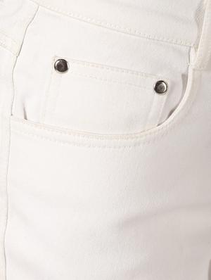 high rise frayed hem shorts - 16576311 - Standard Image - 6