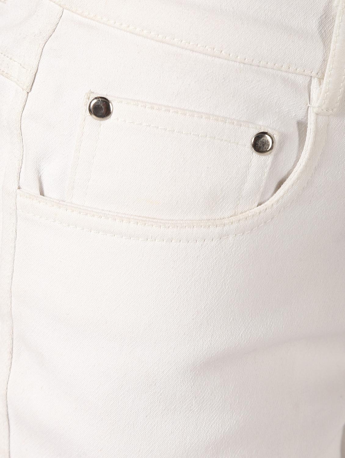 high rise frayed hem shorts - 16576311 - Zoom Image - 6