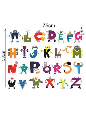 abcd wall sticker for living room - 16576320 - Standard Image - 3