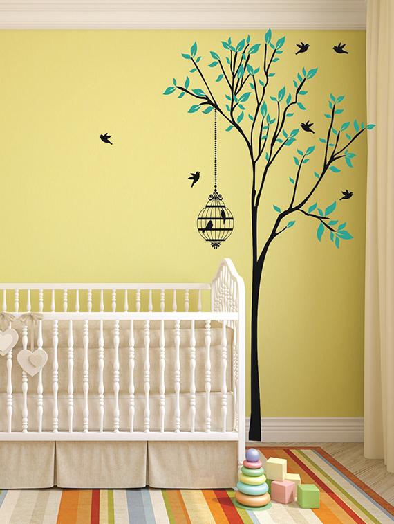 tree wall sticker for living room - 16576323 - Zoom Image - 1
