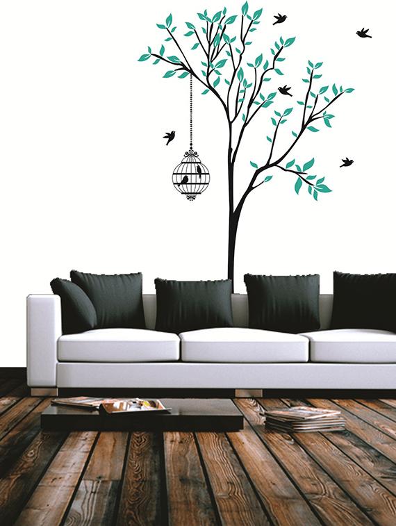 tree wall sticker for living room - 16576323 - Zoom Image - 2