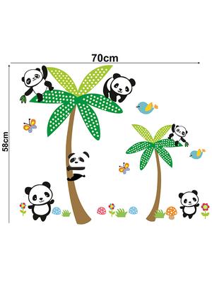 tree panda wall sticker for living room - 16576327 - Standard Image - 3