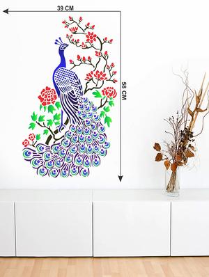 unique peacock wall sticker & decal - 16576418 - Standard Image - 3