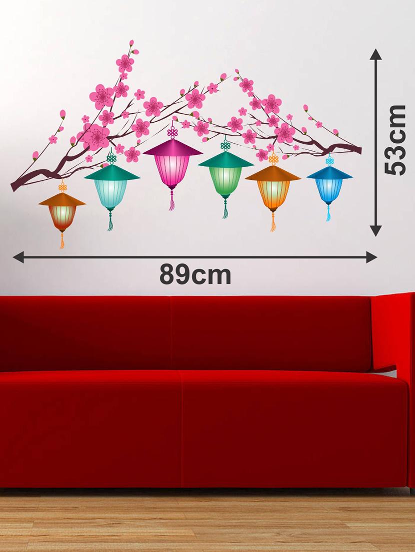 tree with lantern wall sticker & decal - 16576434 - Zoom Image - 3