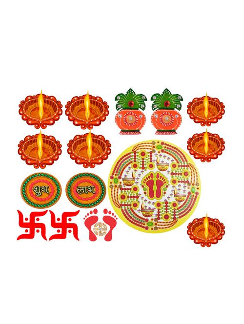 happy diwali combo wall sticker & decal - 16576479 - Standard Image - 1