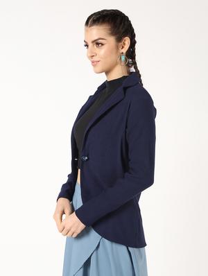 lapel neck formal blazer - 16576491 - Standard Image - 3
