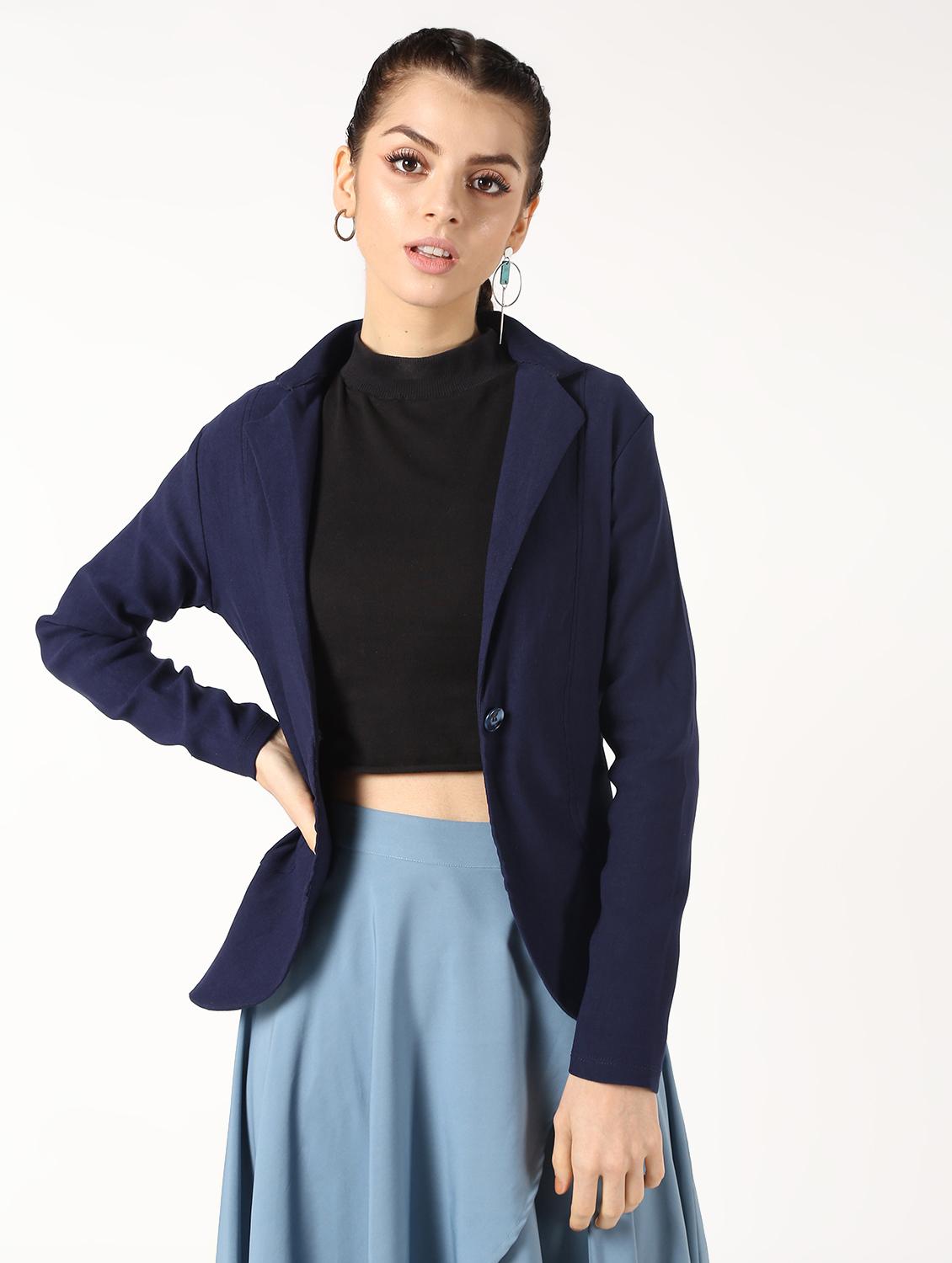 lapel neck formal blazer - 16576491 - Zoom Image - 2