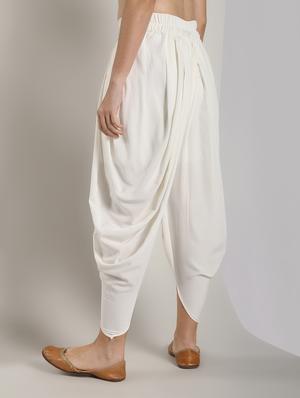 solid dhoti salwar - 16576610 - Standard Image - 4