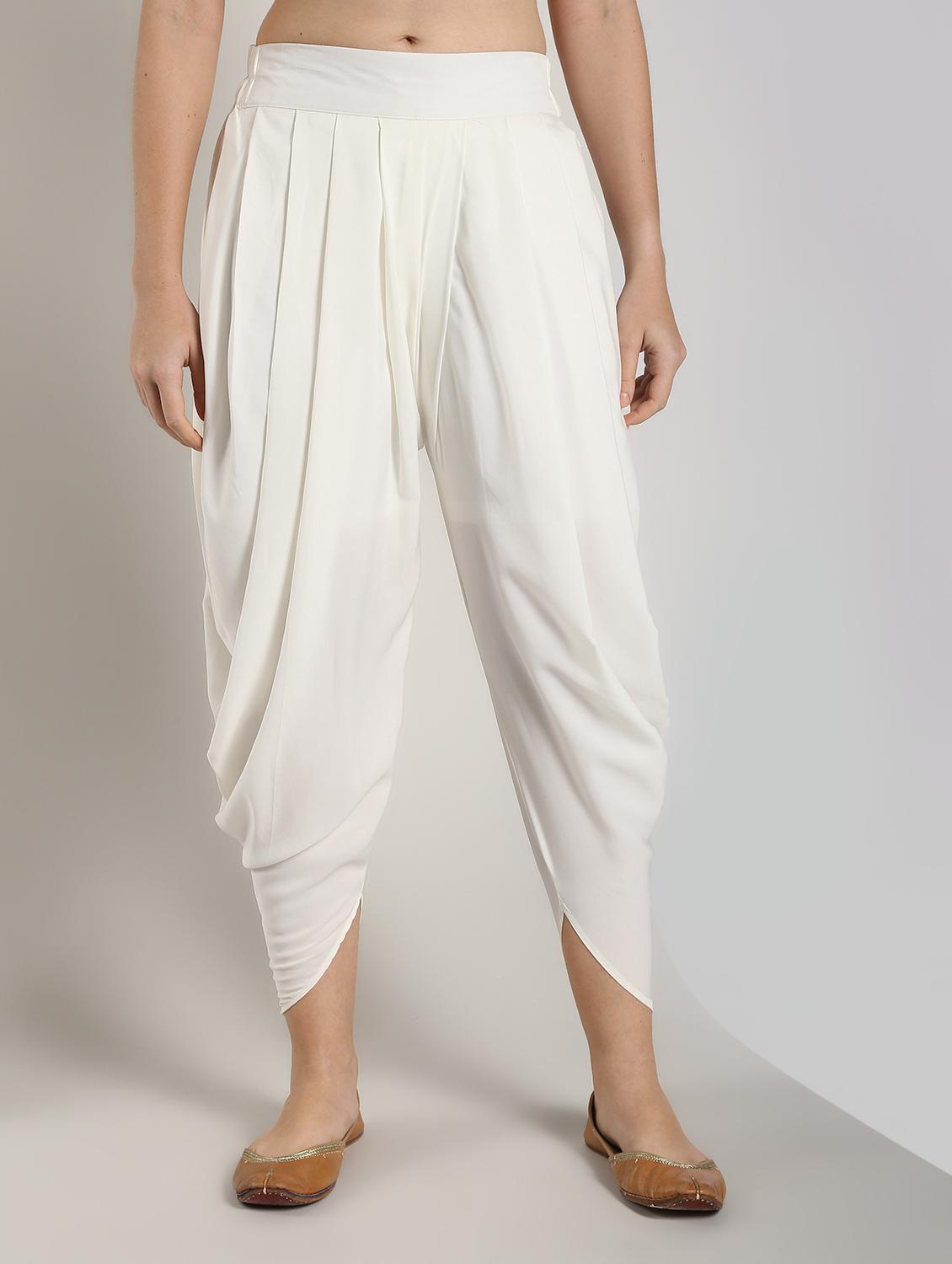 solid dhoti salwar - 16576610 - Zoom Image - 2
