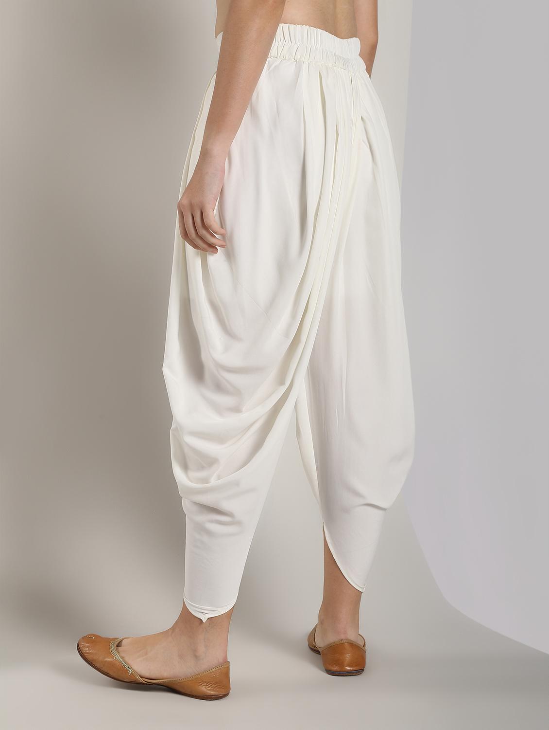 solid dhoti salwar - 16576610 - Zoom Image - 4