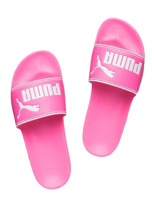pink leatherette slip on flip flops - 16576644 - Very Small Image - 1