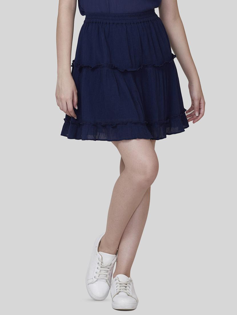 frill detail gathered a-line skirt - 16577104 - Zoom Image - 1